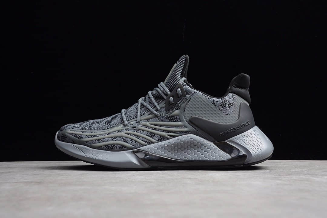 阿迪达斯跑鞋 公司级阿迪达斯阿尔法 Adidas AlphaBounce 8.0 阿尔法八代 货号：G28585