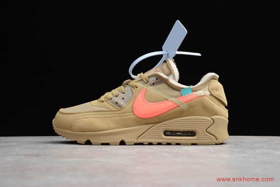 耐克MAX90联名款 原厂品质Off-White x NIKE AIR MAX90 OW联名 货号: AA7293-200