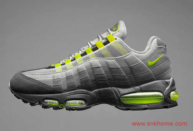 耐克 Air Max 95复刻鞋 耐克气垫跑鞋 Air Max 95 OG “Neon” 货号：CT1689-001