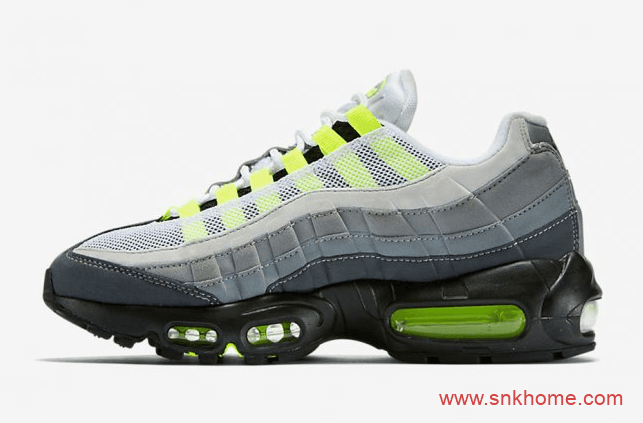 耐克 Air Max 95复刻鞋 耐克气垫跑鞋 Air Max 95 OG “Neon” 货号：CT1689-001