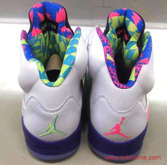 白紫配色AJ5新鲜王子 Air Jordan 5 “Alternate Bel-Air” 货号DB3335-100