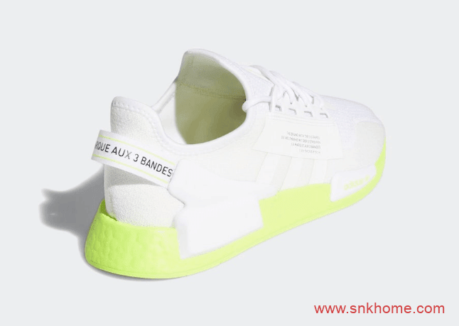 adidas NMD R1 V2白色浅绿配色发售日期 货号FX3903