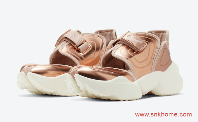 耐克金属银色同色 耐克分趾鞋 Nike Aqua Rift “Bronze”发售日期 货号CW5875-929