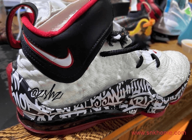 Nike LeBron 17 “Graffiti”詹姆斯17代战靴发售信息 詹姆17涂鸦酷似四代