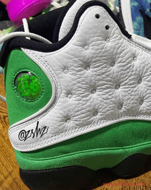 雷阿伦 PE 配色 AJ13 “Lucky Green”白绿发售价格 货号414571-113