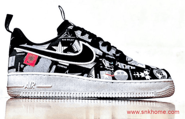 Air Force 1 Low “Worldwide” 耐克空军一号满印城市限定东京配色