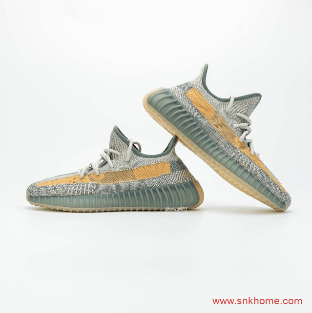 Yeezy Boost 350 V2 “Israfil” 椰子350V2蓝灰新配色 货号FZ5421