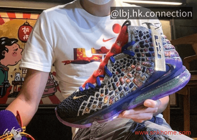 Nike LeBron 17 “What The” 詹姆斯What The十七代实战篮球鞋 货号：CV8079-900