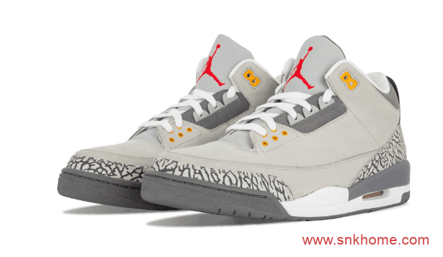 Air Jordan 3 “Cool Grey” 酷灰午夜蓝新配色发售日期 货号：CT8532-012