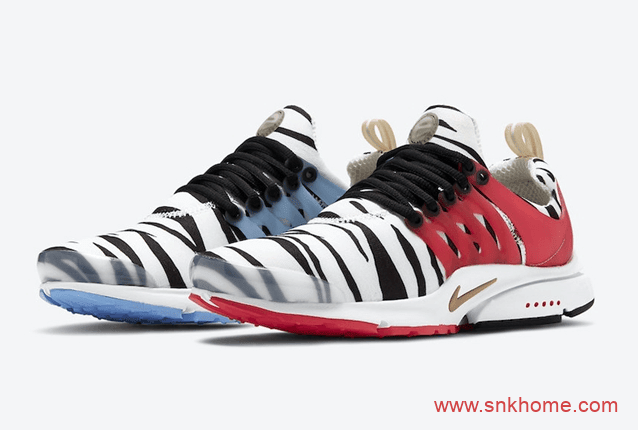 Nike Air Presto “Korea” 耐克王韩国限定虎纹配色 货号：CJ1229-100