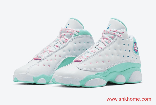 Air Jordan 13 GS “Aurora Green”  AJ13薄荷绿发售日期 货号：439358-100 