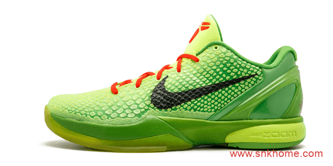 Nike Kobe 6 Protro “Grinch” 科比6代圣诞节乳腺癌都会回归 货号：CW2190-300