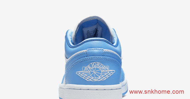 Air Jordan 1 WMNS “UNC” 北卡蓝低帮AJ1白蓝发售日期 货号：AO9944-441