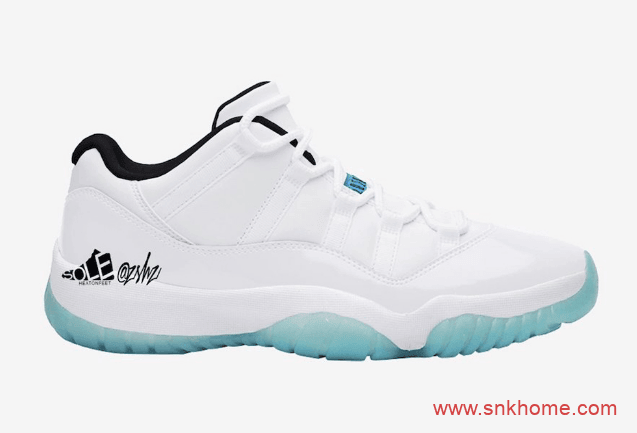 Air Jordan 11 Low “Legend Blue” AJ11传奇蓝低帮新款发售日期 货号：AV2187-117