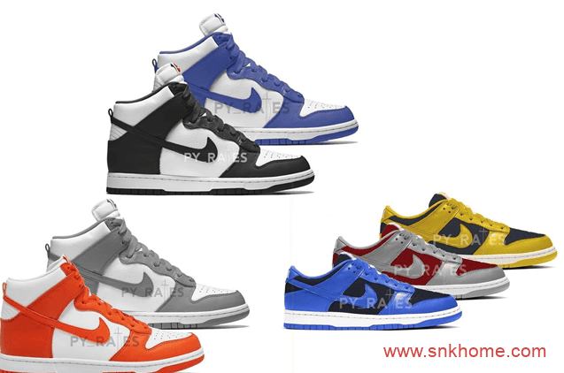 Nike Dunk 系列 7 款 Nike Dunk 新配色曝光 预计将在明年同步发售