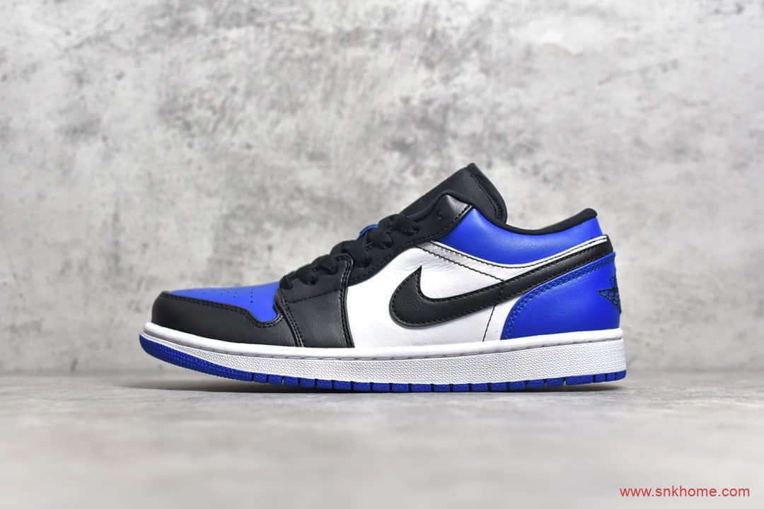 小红书爆款 og纯原版本aj1低帮黑蓝配色 air jordan 1 low 货号:cq