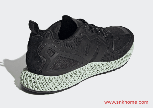 adidas ZX 2K 4D “Core Black”  阿迪达斯4D黑武士跑鞋发售日期 货号：FV9027