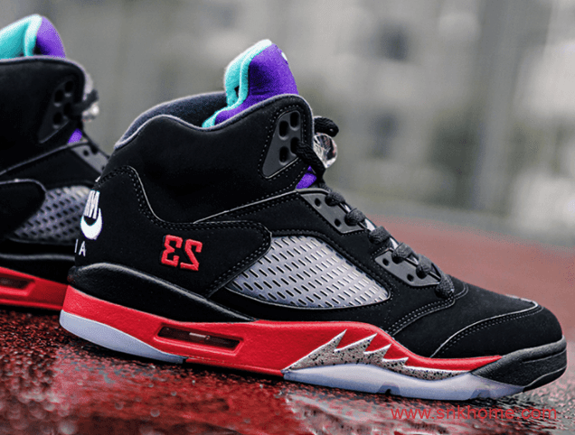 Air Jordan 5 “TOP 3” AJ5经典黑红配色最新球鞋美图来袭 周六正式发售 货号：CZ1786-001