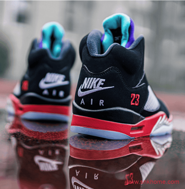 Air Jordan 5 “TOP 3” AJ5经典黑红配色最新球鞋美图来袭 周六正式发售 货号：CZ1786-001