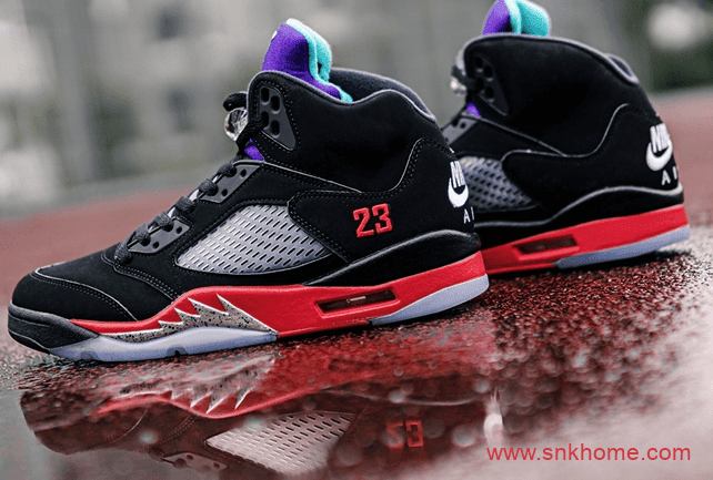 Air Jordan 5 “TOP 3” AJ5经典黑红配色最新球鞋美图来袭 周六正式发售 货号：CZ1786-001