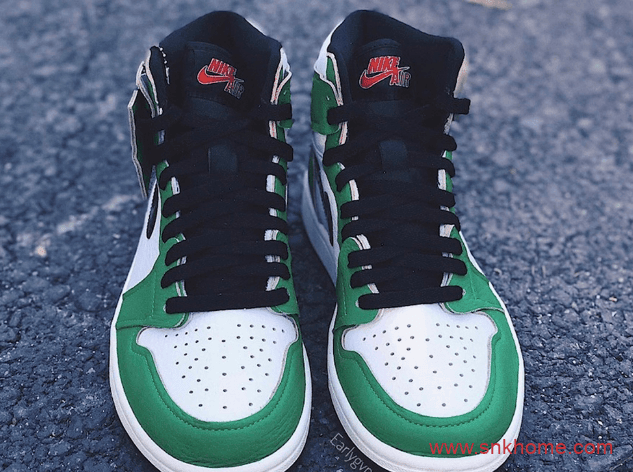 凯尔特人AJ1白绿高帮新配色发售日期 Air Jordan 1 High OG WMNS “Lucky Green” 货号：DB4612-300