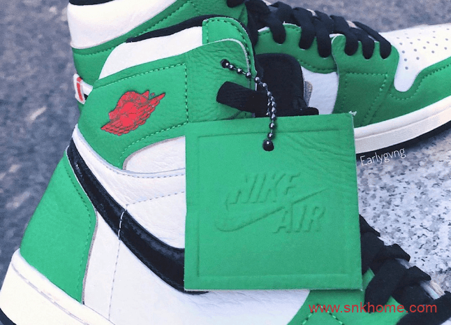 凯尔特人AJ1白绿高帮新配色发售日期 Air Jordan 1 High OG WMNS “Lucky Green” 货号：DB4612-300