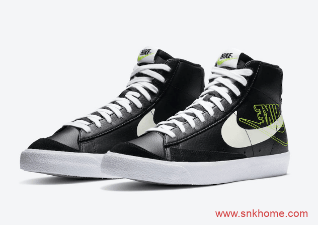 Nike Blazer Mid 耐克开拓者黑色高帮新配色发售日期 货号：DA4651-001