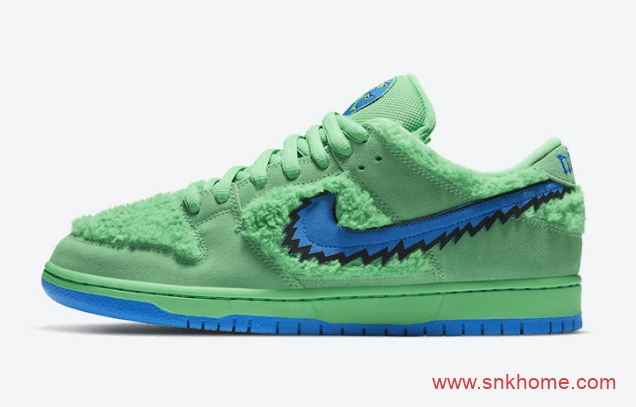 Grateful Dead x Nike SB Dunk Low 耐克五只熊 Dunk SB小熊系列发售日期 货号：CJ5378-300