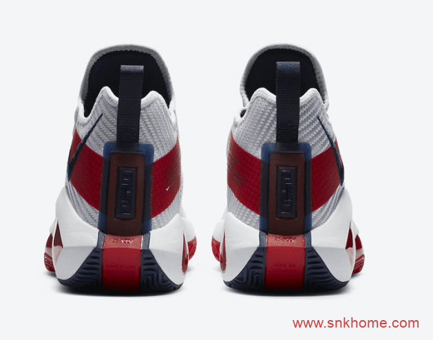 詹姆斯新款白红色球鞋 Nike LeBron Soldier 14 詹姆斯14代战靴新款发售日期 货号：CK6024-100