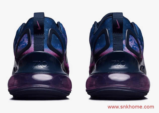 耐克MAX270渐变星空配色 Nike Air Max 720 “Galaxy”全新星空主题发售日期 货号：CW0904-400