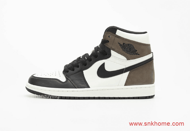 Air Jordan 1 High OG “Dark Mocha” AJ1小倒钩黑脚趾白粽色发售日期 货号：555088-105