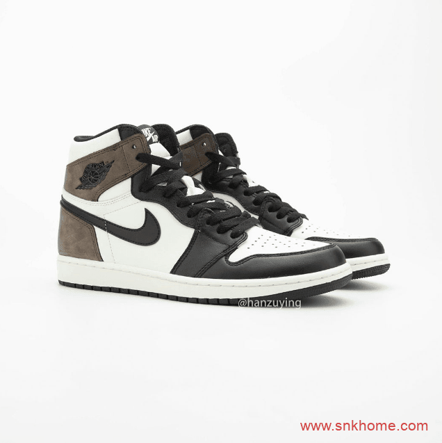 Air Jordan 1 High OG “Dark Mocha” AJ1小倒钩黑脚趾白粽色发售日期 货号：555088-105