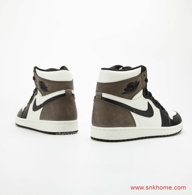 Air Jordan 1 High OG “Dark Mocha” AJ1小倒钩黑脚趾白粽色发售日期 货号：555088-105