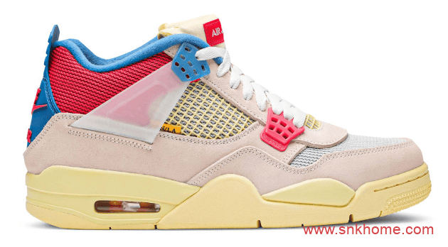 AJ4 Union联名款白色 Union x Air Jordan 4新配色发售日期 货号：DC9533-800