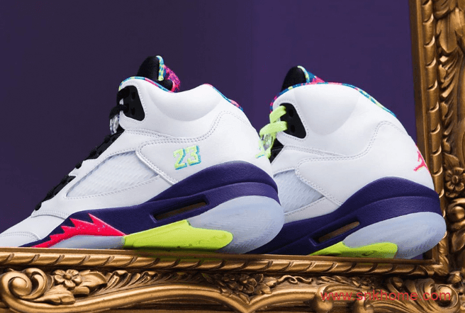 AJ5新鲜王子2.0最新美图 Air Jordan 5 “Alternate Bel-Air” AJ5鸳鸯球鞋全家族尺码发售日期 货号：DB3335-100