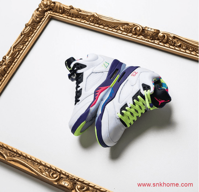 AJ5新鲜王子2.0最新美图 Air Jordan 5 “Alternate Bel-Air” AJ5鸳鸯球鞋全家族尺码发售日期 货号：DB3335-100