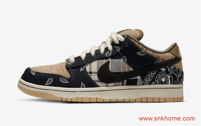 耐克Dunk SB斯科特联名国内将线下发售 Travis Scott x Nike SB Dunk Low国内发售日期 货号：CT5053-001