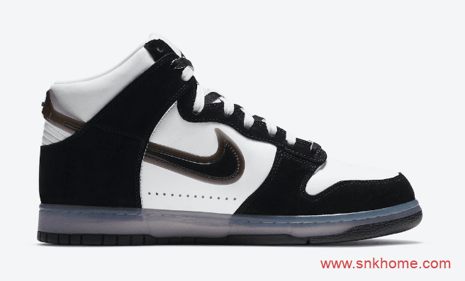 耐克Dunk SB时尚店铺联名款 Slam Jam x Nike Dunk High 耐克Dunk SB黑白高帮板鞋 货号：DA1639-100/DA1639-101