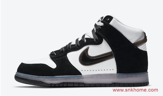 耐克Dunk SB时尚店铺联名款 Slam Jam x Nike Dunk High 耐克Dunk SB黑白高帮板鞋 货号：DA1639-100/DA1639-101