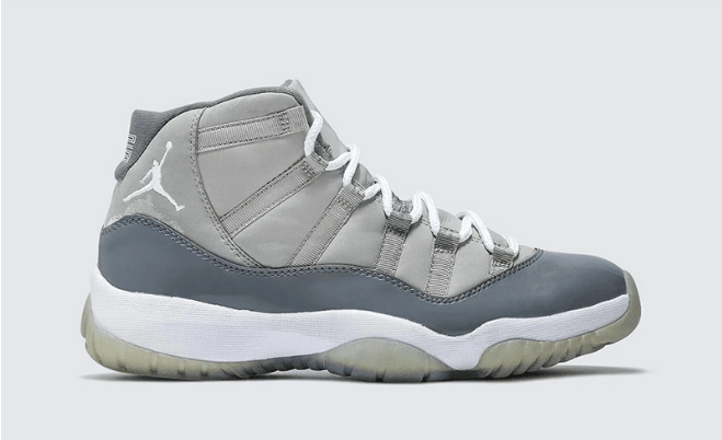 AJ11灰色高帮实物图曝光 Air Jordan 11 Retro “Cool Grey” 酷灰 AJ11复刻明年回归 货号：CT8012-005