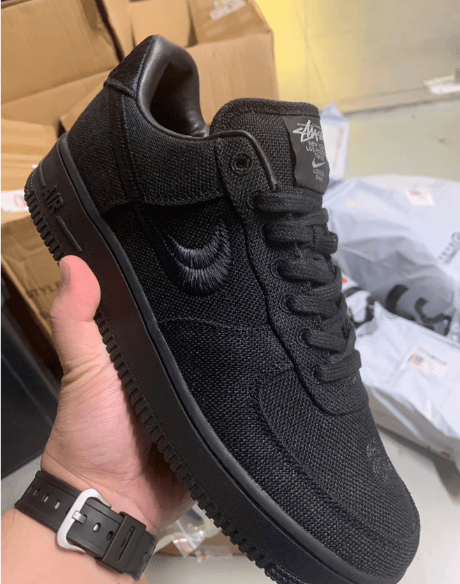 air force 1 stussy black stockx