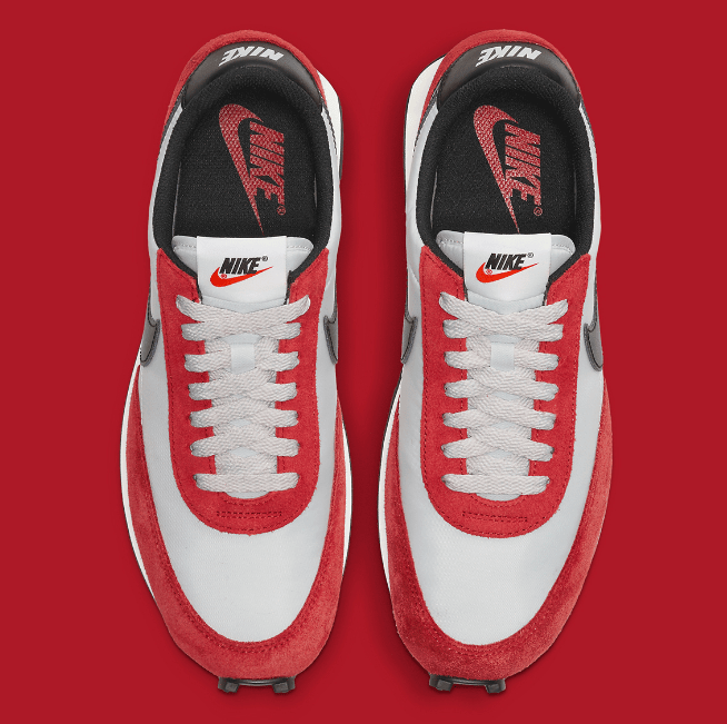 耐克华夫芝加哥配色 Nike Daybreak 耐克白红经典复古跑鞋即将发售 货号：DB4635-001