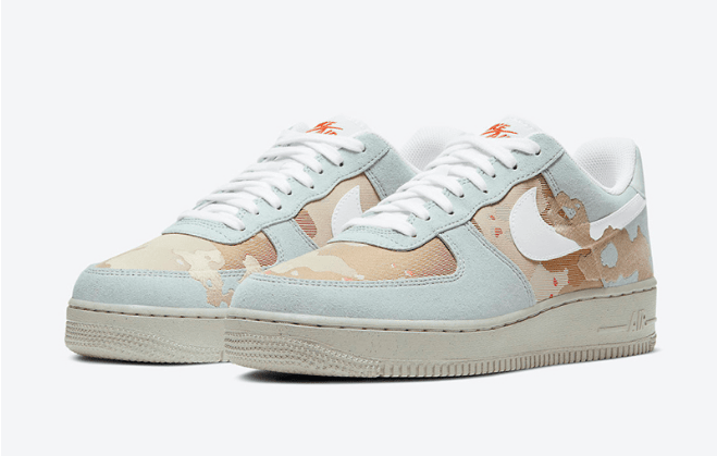 耐克空军一号沙漠迷彩低帮nikeairforce107lxdesertcamo耐克空军迷彩