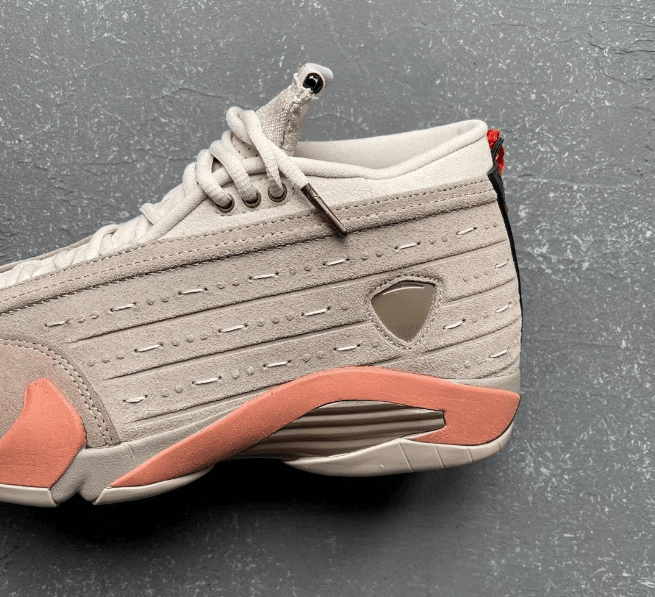 AJ14陈冠希CLOT联名新款终于要发售 CLOT x Air Jordan 14 Low 兵马俑AJ14盾牌新款 货号：DC9857-200