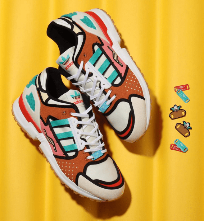 阿迪达斯ZX10000卡通片联名 adiads ZX 10000 “Krusty Burger” 《The Simpsons》 x adidas本周发售  货号：H05783