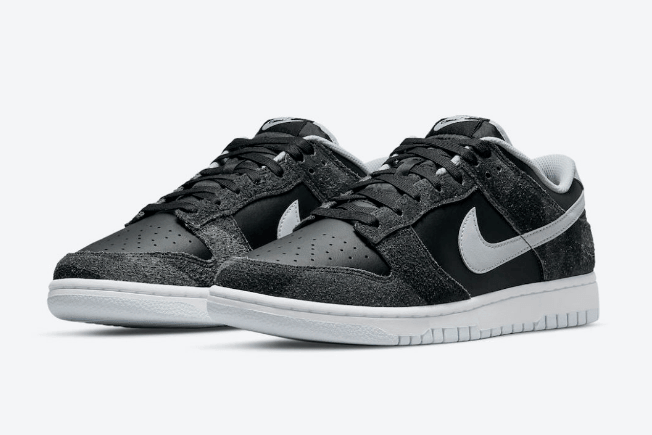 耐克Dunk黑灰低帮 Nike Dunk Low “Animal Pack” 耐克Dunk奥利奥翻毛皮加皮革鞋身 货号：DH7913-001