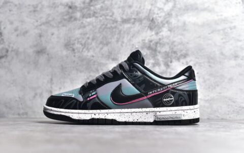 耐克Dunk穿越行星黑色低帮Nike Dunk Low耐克黑色板鞋耐克新款板鞋货号：DV0831-002