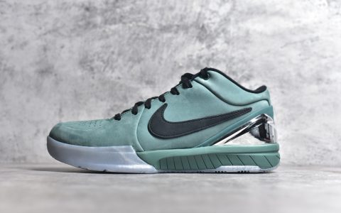 灭世纯原版本耐克科比4电镀银实战球鞋Nike Zoom Kobe 4正品科比4球鞋科比4正品代购货号FQ3545-300