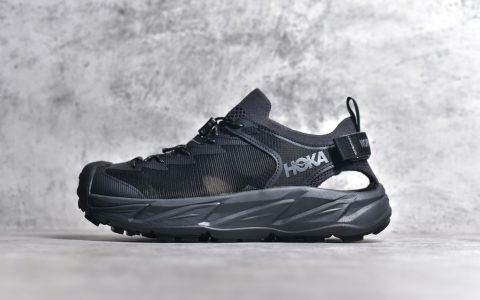 HOKA霍帕拉黑色透气跑鞋 莆HOKA One One Hopara Sandals田HOKA登山鞋HOKA涉水鞋正品HOKA货源