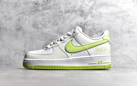 CJ纯原版本耐克空军气泡水母白绿低帮Nike Air Force 1'07 Low耐克空军怎么保养货号YY2024-315